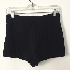 Forever 21 Black High Waisted Stretch Shorts